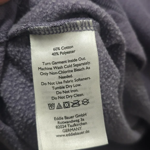 Eddie Bauer Women's Lavender Hoodie - Picture 7 of 9